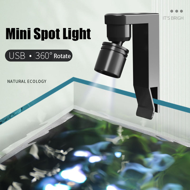 Aquarium Fish Colorful - USB 클램프 라이트 미니 물고기 탱크