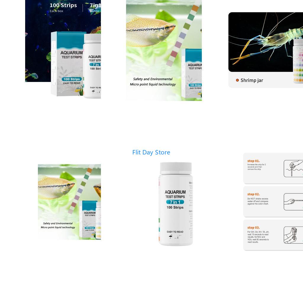 Aquarium Fish Quality - 초보자 수족관 테스트 스트립을 위한 F92C