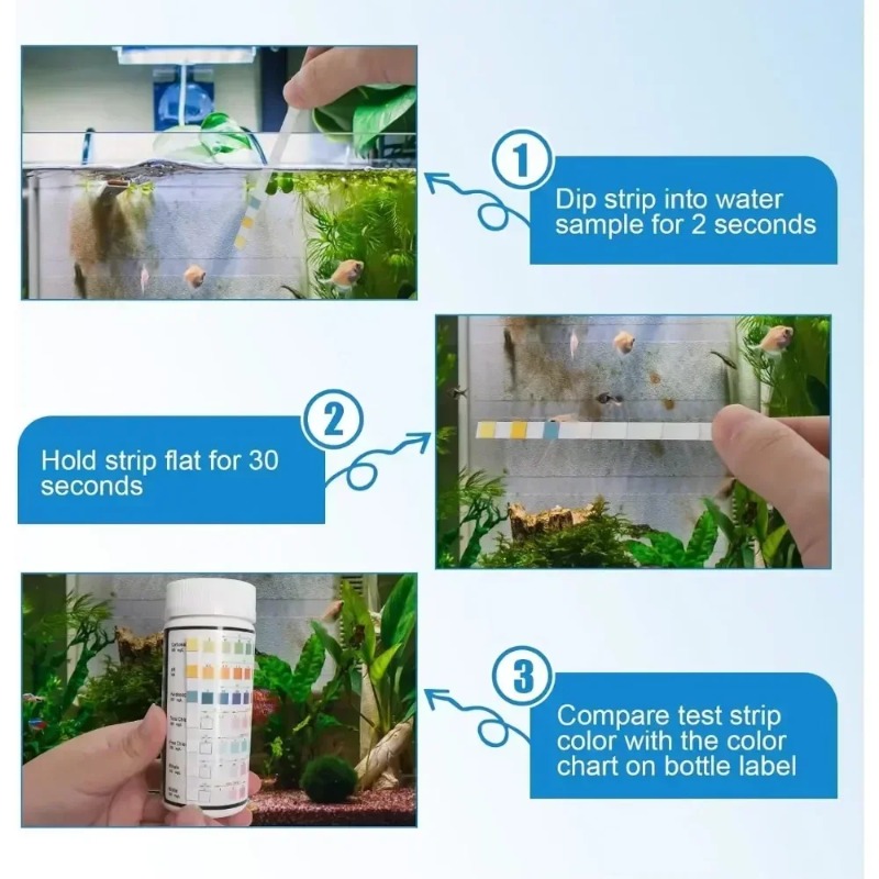 수족관 테스트 스트립 담수 수영장 수족관 물 pH 테스 - Aquarium Fish Quality 리뷰 및 가격