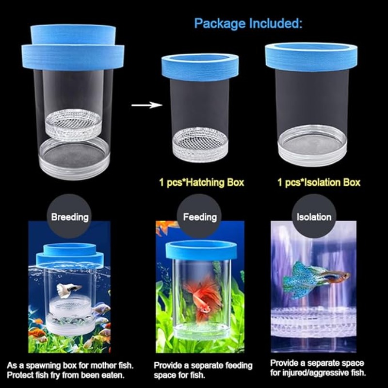 수족관 탱크 용 부동 물고기 사육 격리 상자 아기 물고 - Aquarium Fish Betta 리뷰 및 가격