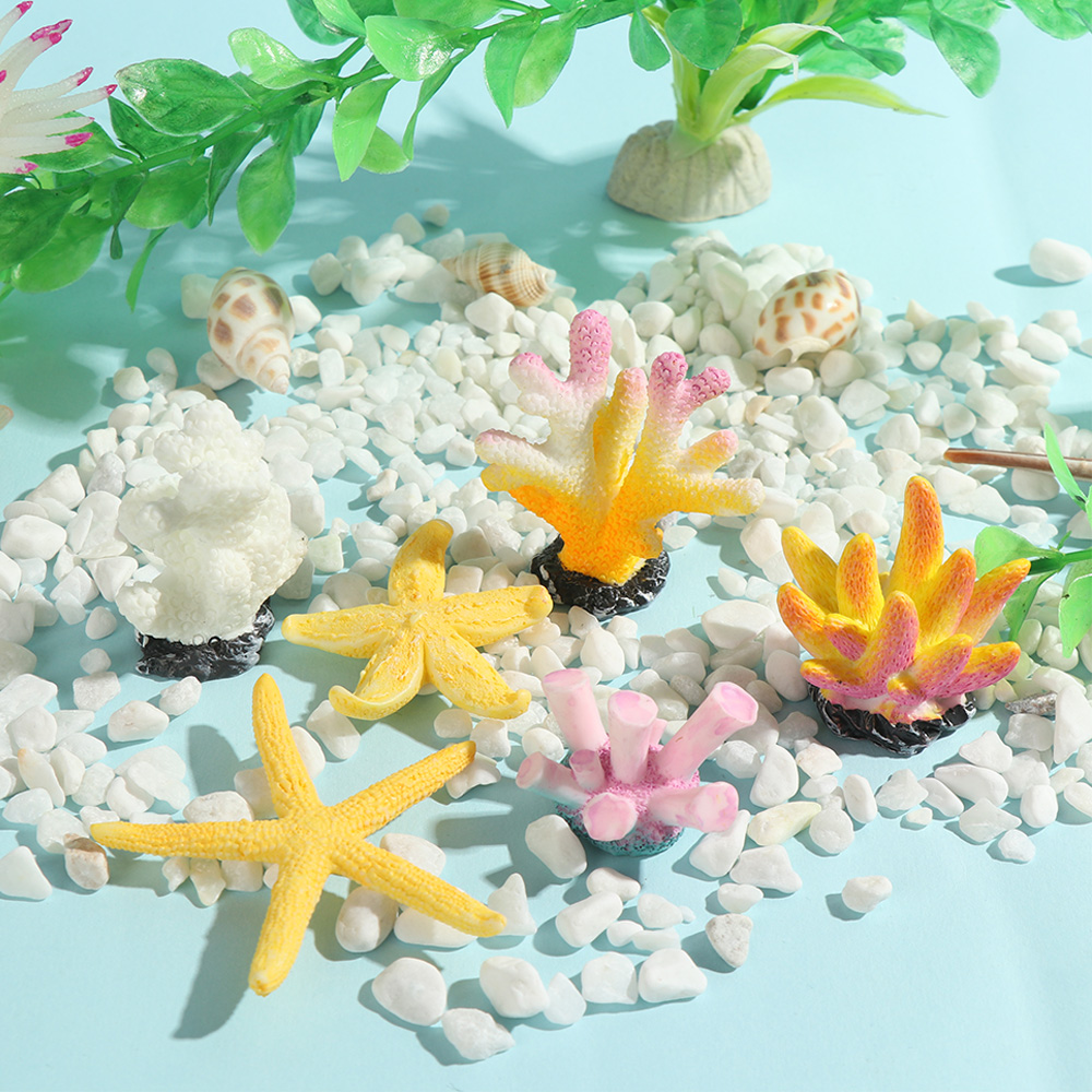 인공 산호 어항 장식, 시뮬레이션 불가사리 수지 암초  - Aquarium Fish Artificial 리뷰 및 가격