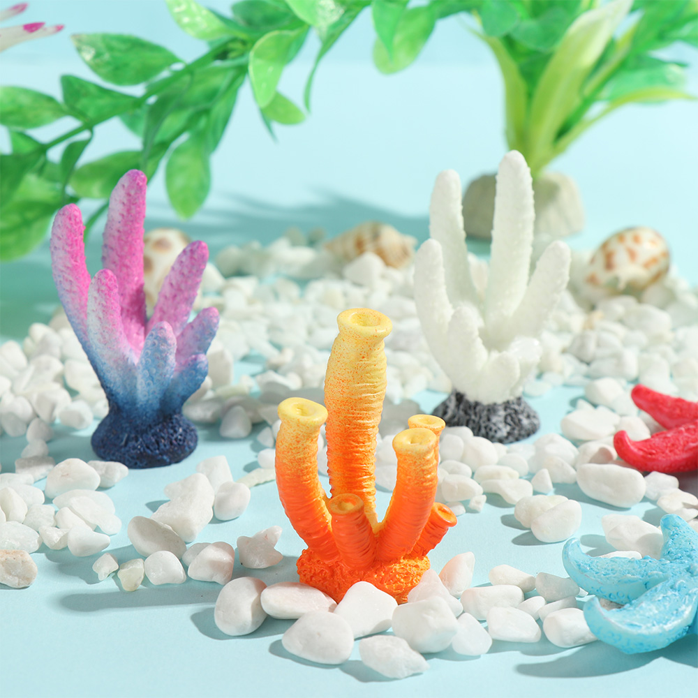 인공 산호 어항 장식, 시뮬레이션 불가사리 수지 암초  - Aquarium Fish Artificial 리뷰 및 가격