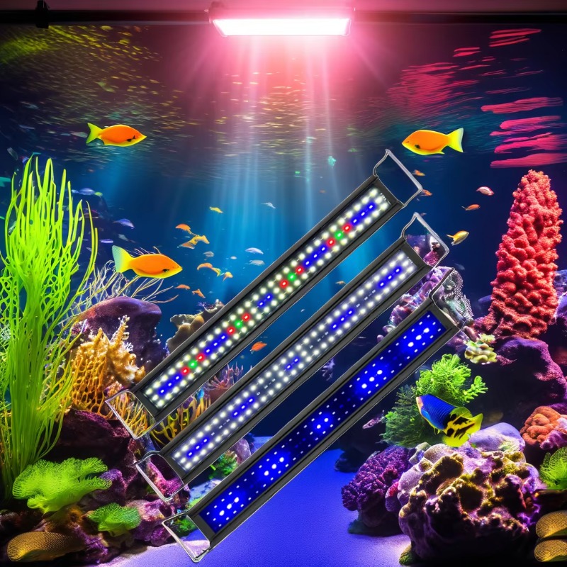 172145 RGB 30W LED 수족관 조명 플라스틱 - Aquarium Fish Rate 리뷰 및 가격