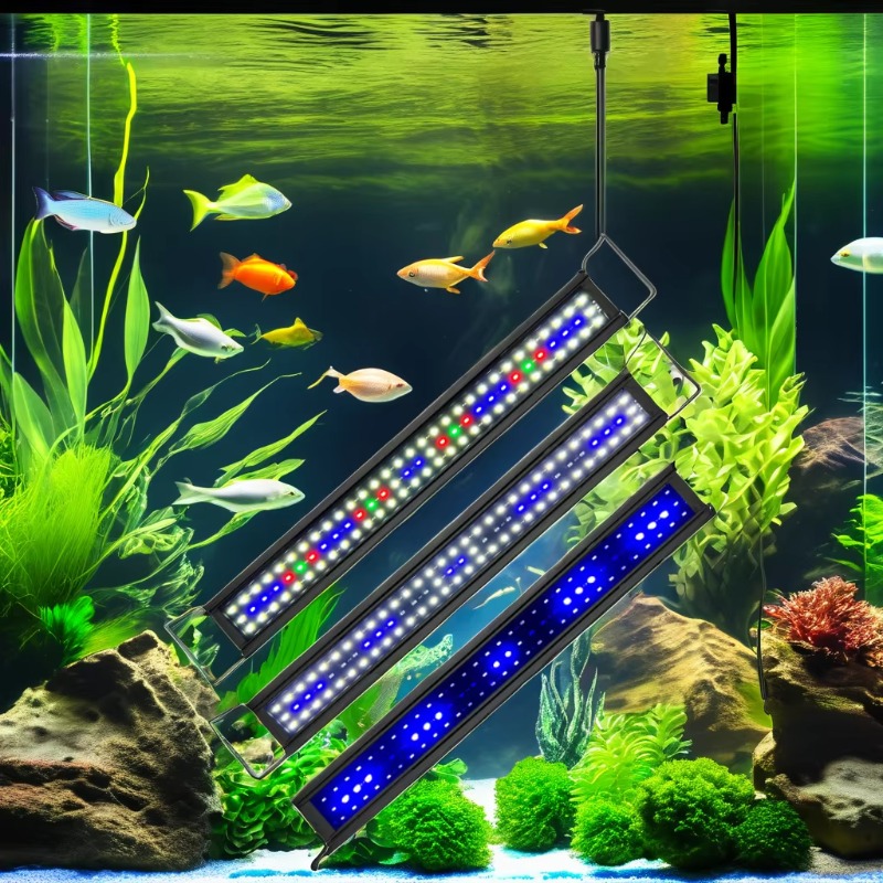 172145 RGB 30W LED 수족관 조명 플라스틱 - Aquarium Fish Rate 리뷰 및 가격