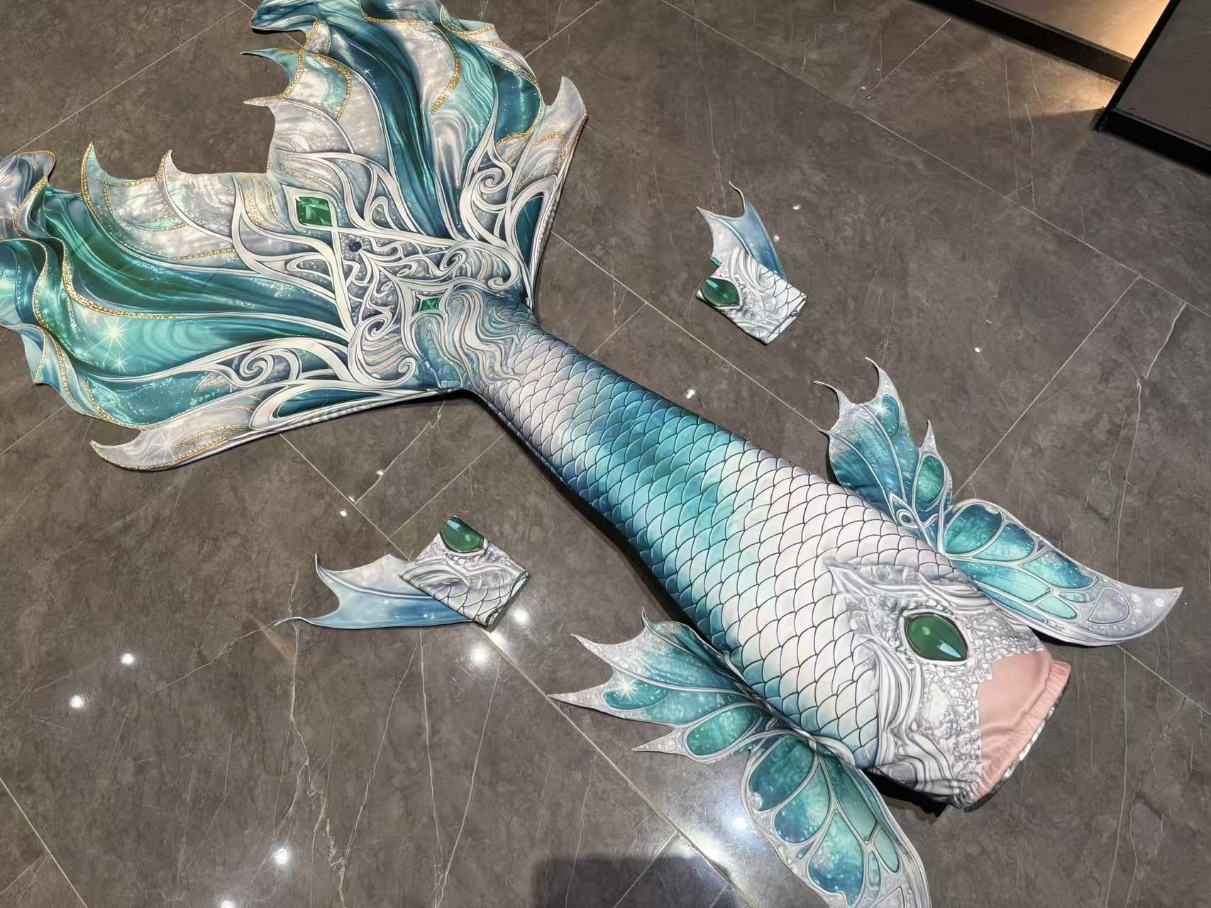 국산 스타일 모란꽃 컬러풀 인어 꼬리 수족관 다이빙 물 - Aquarium Fish Colorful 리뷰 및 가격