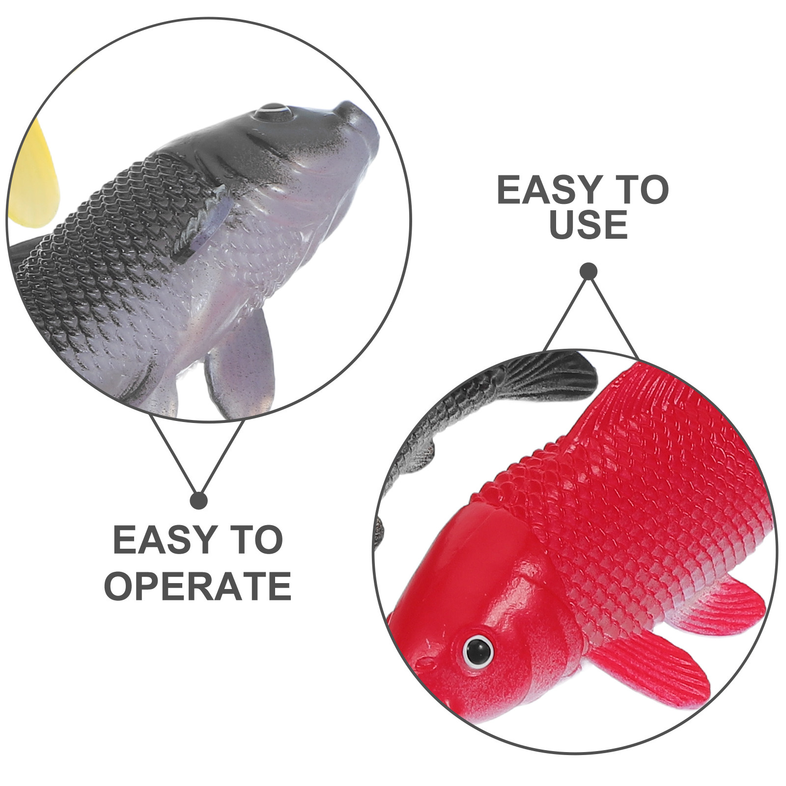 3pcs 물고기 공예 장난감 현실적인 플라스틱 물고기  - Aquarium Fish Artificial 리뷰 및 가격