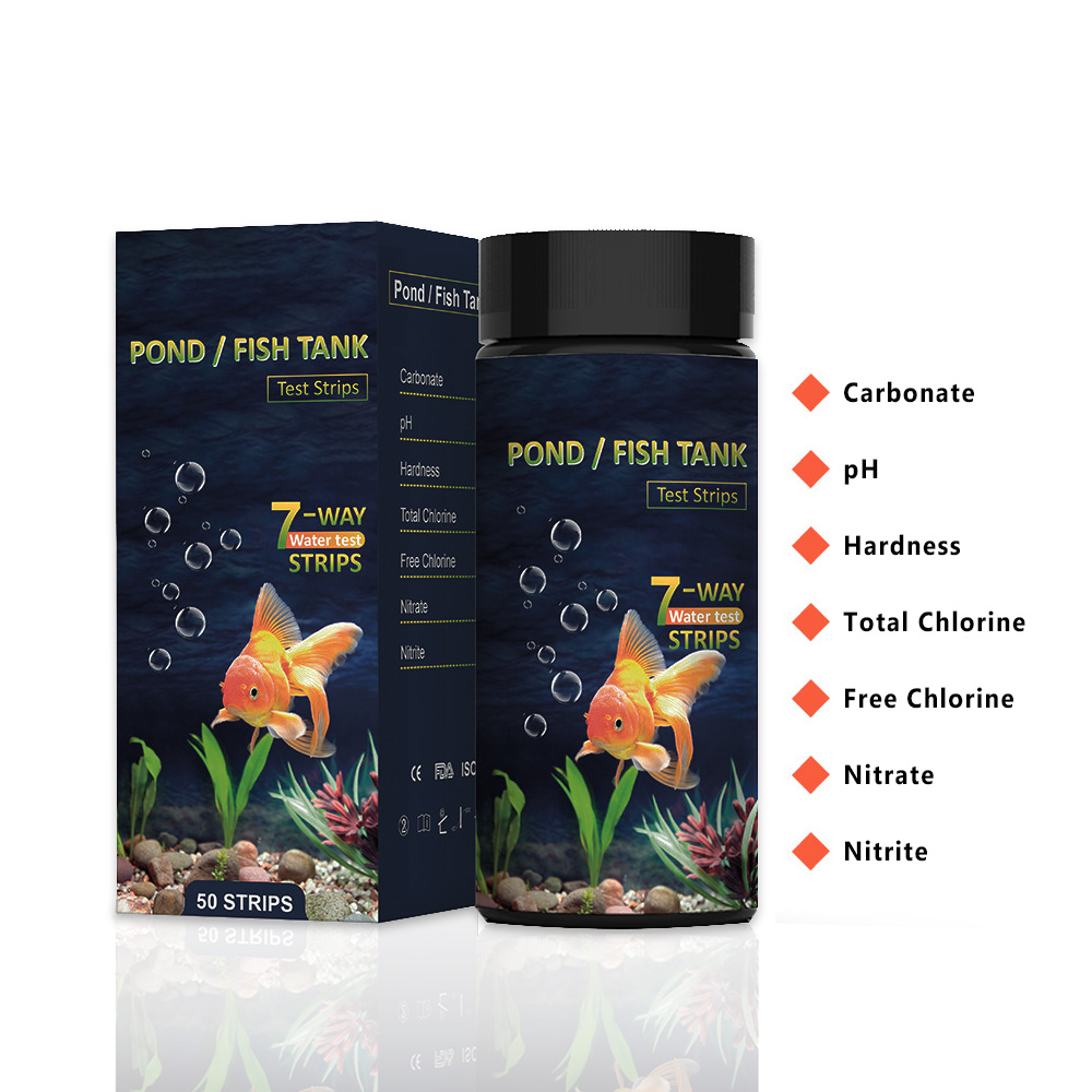 7 in 1 수족관 테스트 스트립, 50 스트립 수조  - Aquarium Fish Quality 리뷰 및 가격