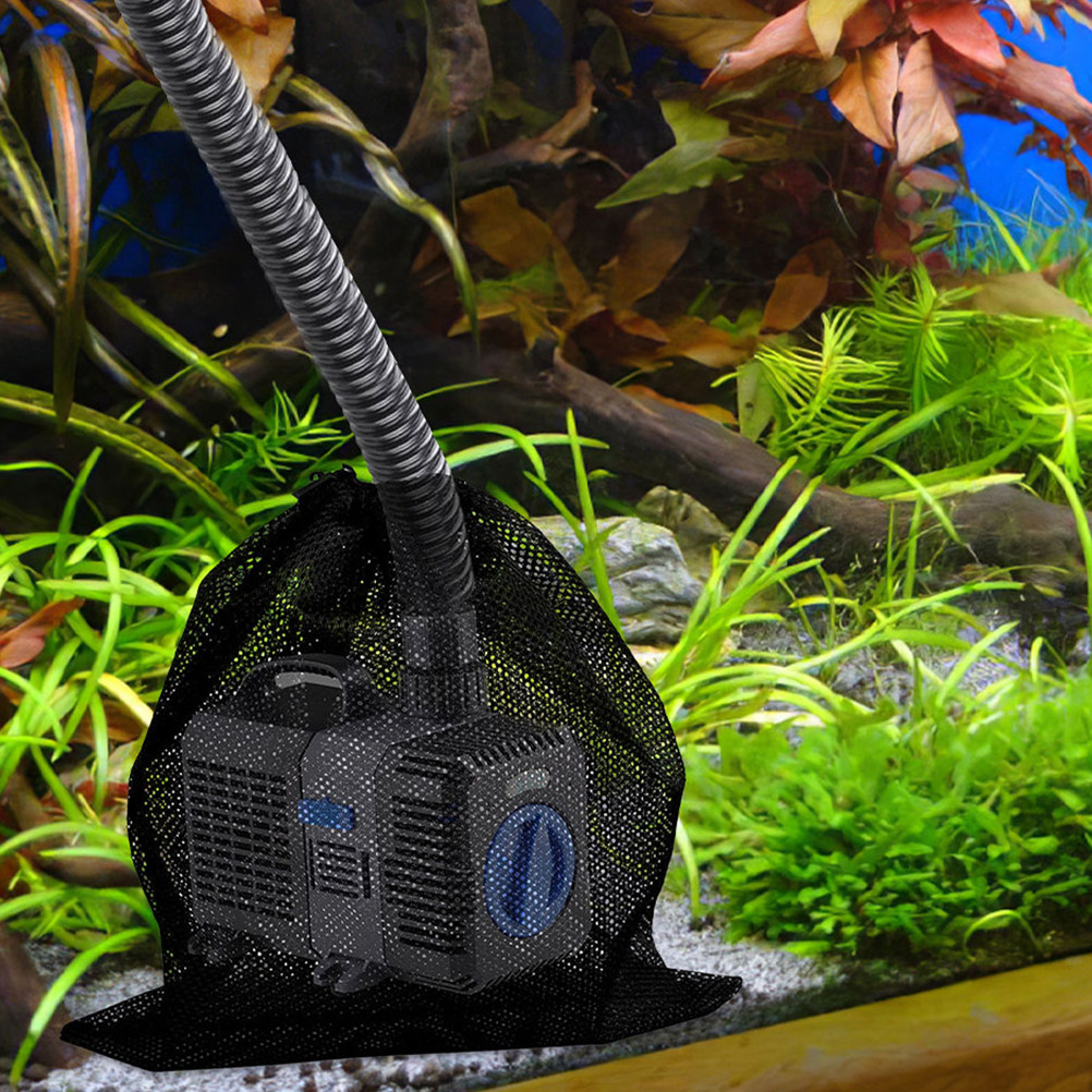 4개입 헤비 듀티 폴리에스터 메쉬 펌프 필터 백, 드로 - Fish Tank Filter 리뷰 및 가격