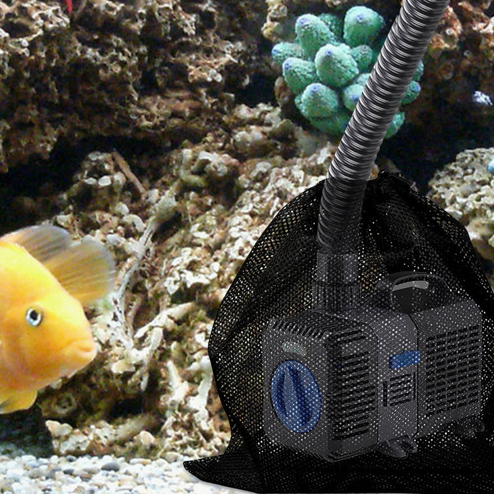 4개입 헤비 듀티 폴리에스터 메쉬 펌프 필터 백, 드로 - Fish Tank Filter 리뷰 및 가격