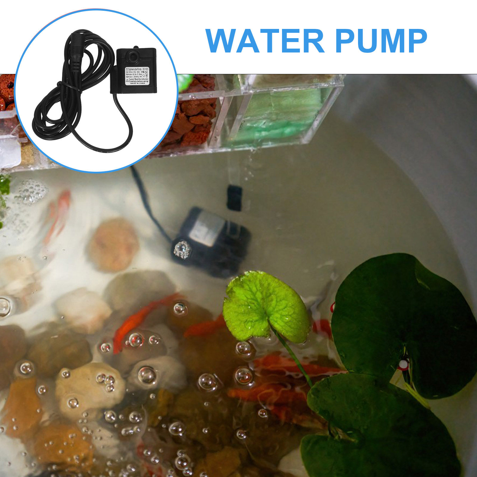 DC-1020 DC 12V 3W 미니 조절식 수중 펌프 - Aquarium Fish Rate 리뷰 및 가격